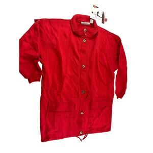 Vintage Oversized Button-front‎ Jacket Large with Pockets Chinawear NWT